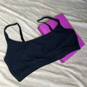 Skims Fendi Scoop Bralette In Color Black